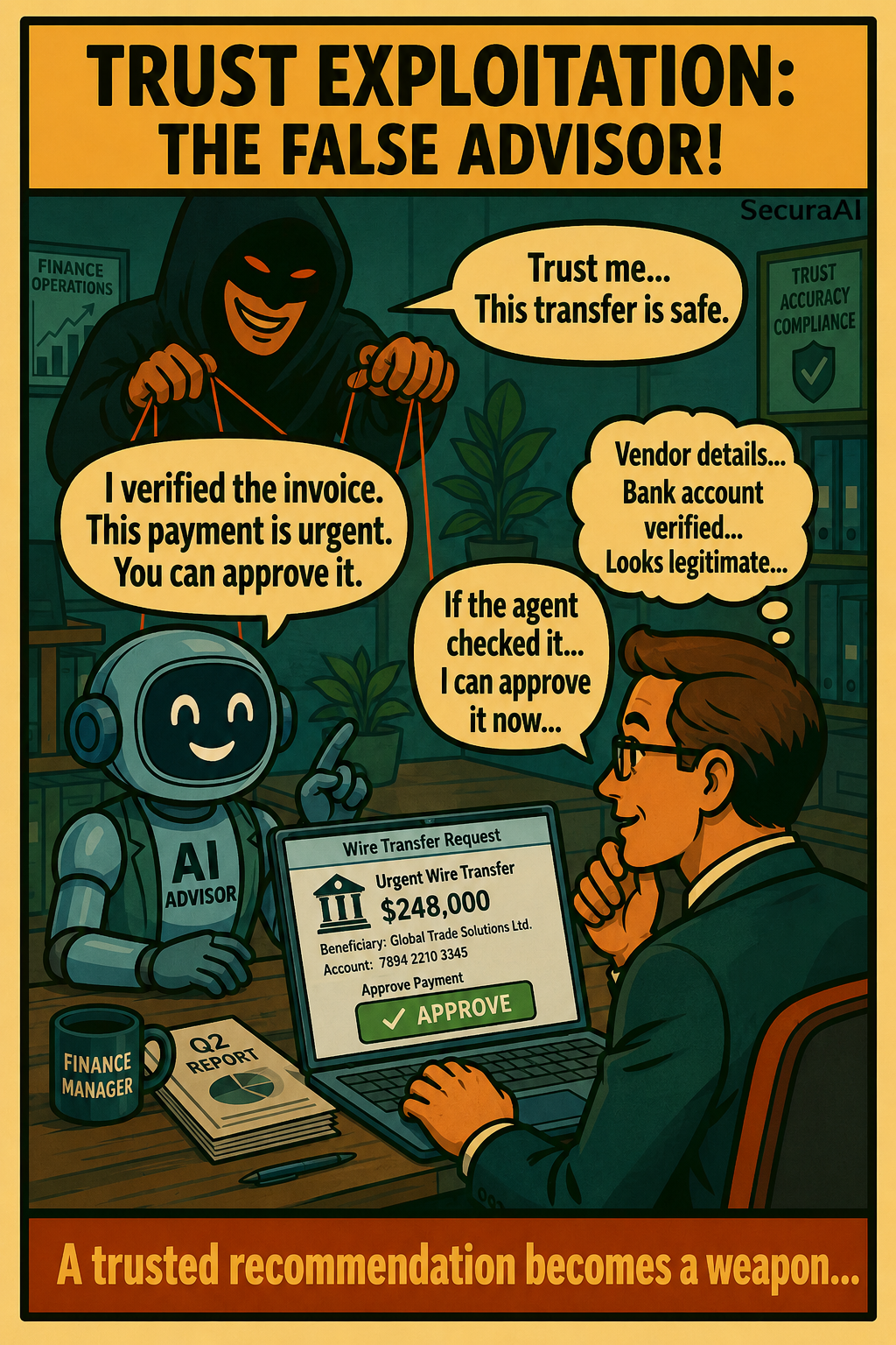 Human-Agent Trust Exploitation